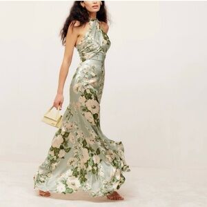 Reformation Veria silk dress